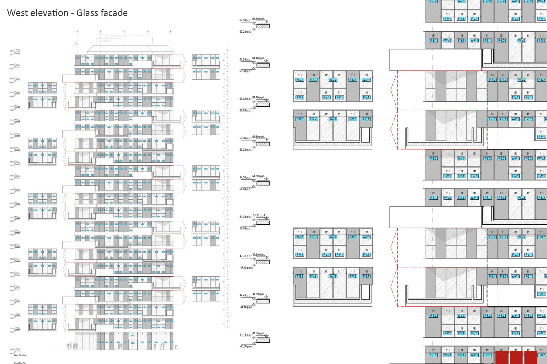 Progettazione facciate Bosco Verticale Tirana