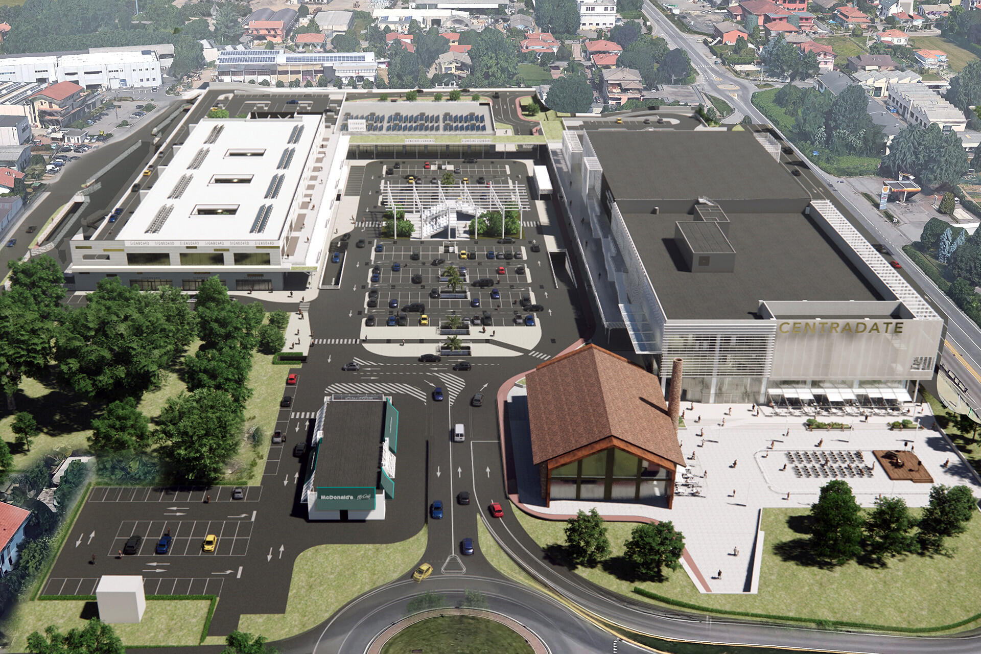 SCE Project_La Fornace Tradate_02 SCE Project Centro Commerciale La Fornace Tradate