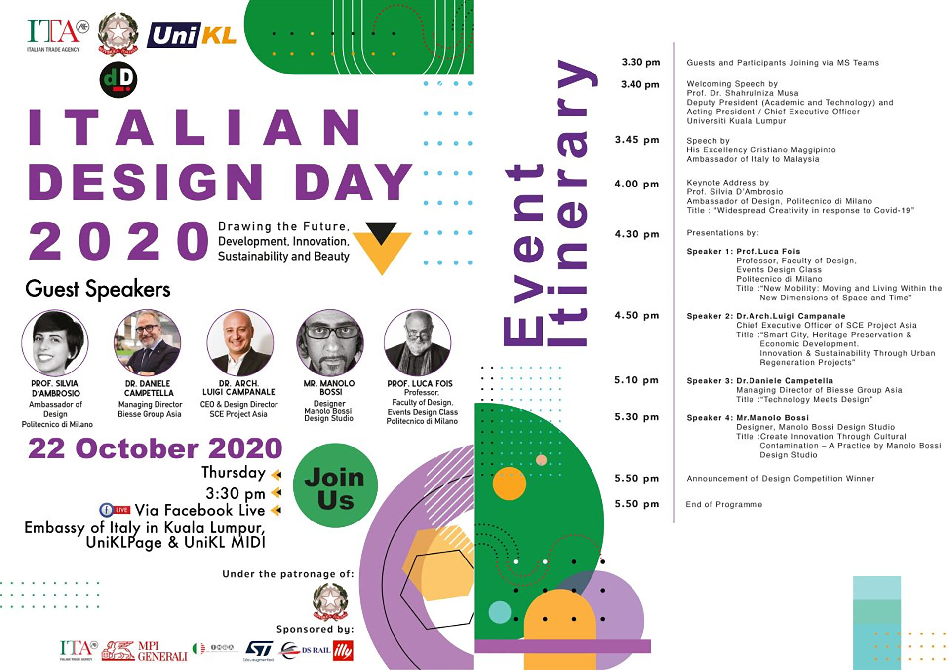 IDD Italian Design Day 2020 asia Kuala Lumpur